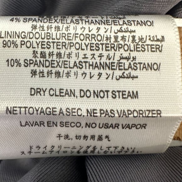 BCBGMaxazria Agate Lyris Beaded Sleeveless Mini Cocktail Dress Gray Size S NWT - Picture 9 of 14